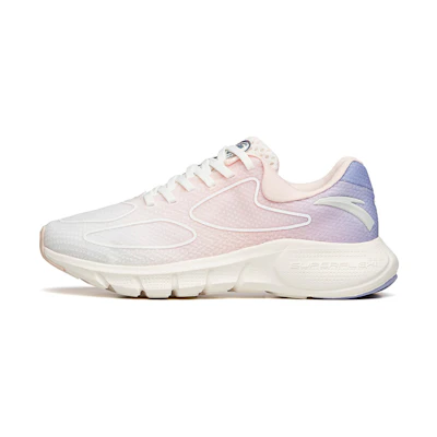 (W) Anta Running Series Low 'Ivory White Breathable Mesh'
