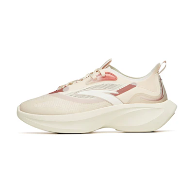 (W) Anta Running Series Low 'Leaf Pink White'