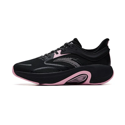 (W) Anta Running Series Sneakers 'Lightweight Black Pink'