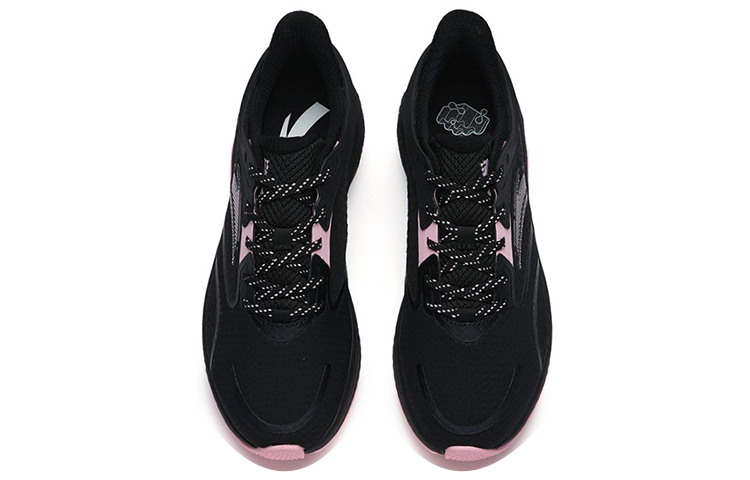 (W) Anta Running Series Sneakers 'Lightweight Black Pink' 圖 4