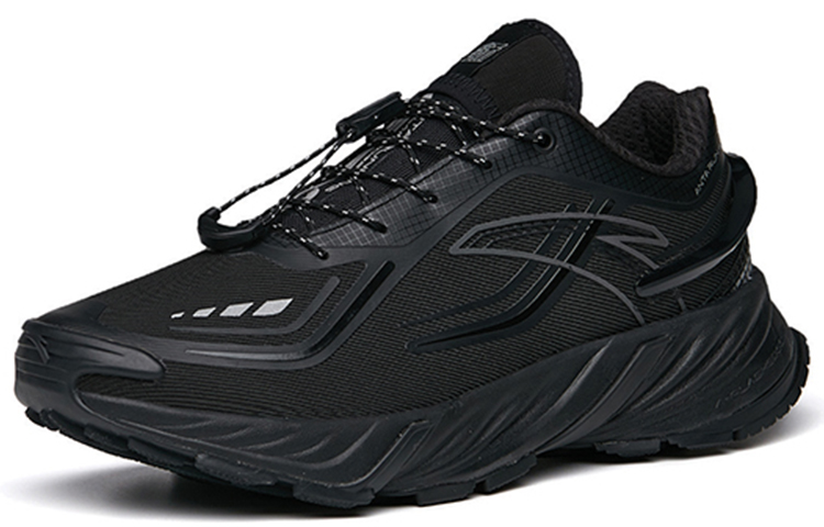 Lookbook (W) Anta Sepatu Lari 'Trail Profesional Anti-Selip Tahan Aus Hitam' 122145525-4