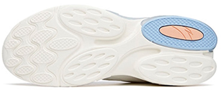 安踏 跑步系列 生活系列 彈力膠科技 低幫 跑步鞋 女款 白藍 Details for 安踏 跑步系列 生活系列 彈力膠科技 低幫 跑步鞋 女款 白藍