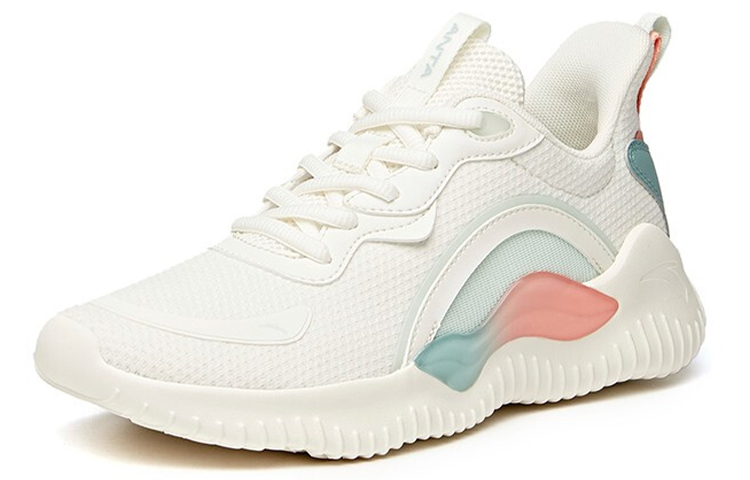 Order (W) アンタ ランニング ロー 「白/シアン」 922045533-4