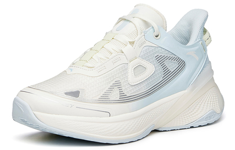 Lookbook Anta安踏 跑步系列 舒適百搭 低筒 跑步鞋 女款 白藍色