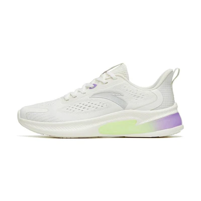 (W) Anta Running Series Sneakers 'White Silver Purple'