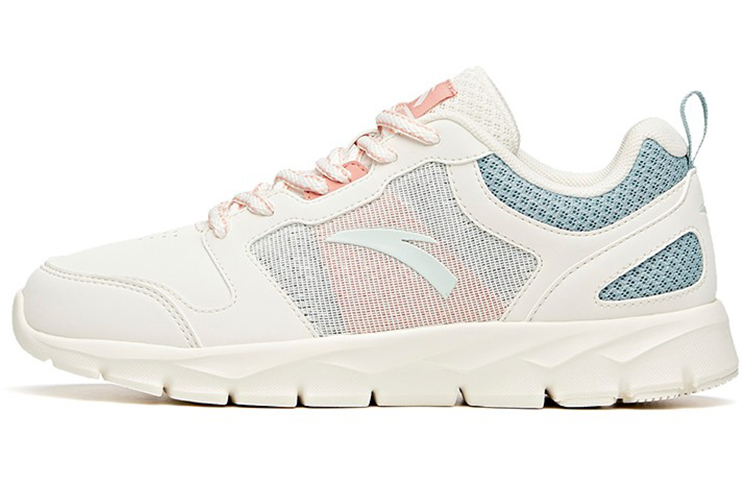 (Women) Anta Running Series Sneakers Leather 'White Pink Blue' 92625512-41