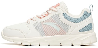 (Women) Anta Running Series Sneakers Leather 'White Pink Blue' 92625512-41 (Women) Anta Running Series Sneakers Leather 'White Pink Blue' 92625512-41