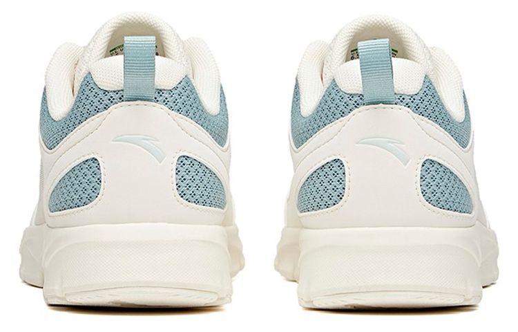 Lookbook Anta安踏 跑步系列 皮面 低帮 跑步鞋 女款 白綠粉