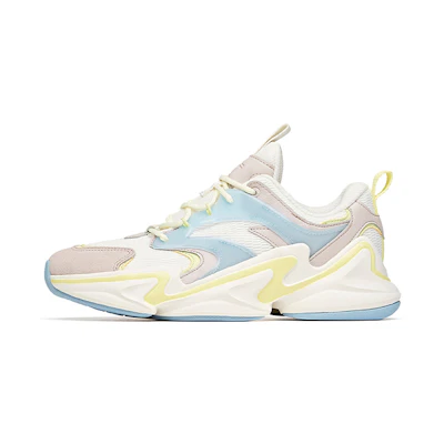 (W) Anta Running Shoes 'White Blue Yellow'