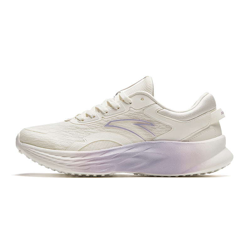 Buy (W) 安踏跑鞋‘米白紫’ 922425517-2