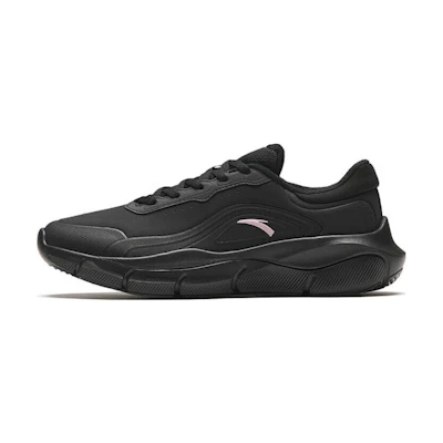 (W) Anta Running Shoes 'Black Pink'