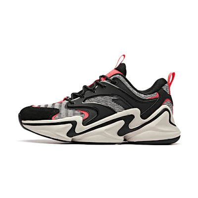 (W) Anta Running Shoes 'Black Red'