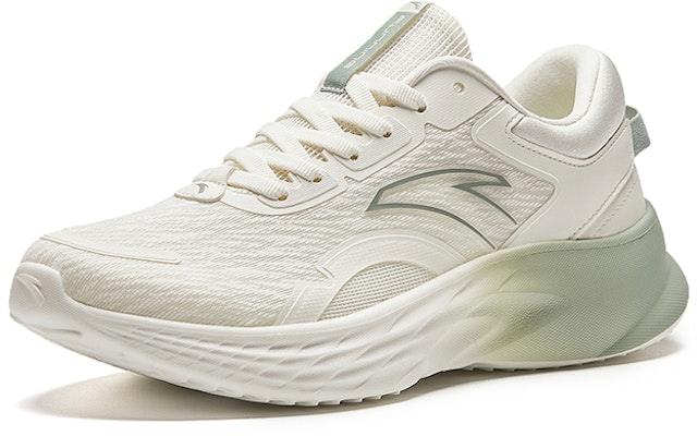 Anta安踏 輕量舒適 減震耐磨 低筒 跑步鞋 女款 白綠 Order Anta安踏 輕量舒適 減震耐磨 低筒 跑步鞋 女款 白綠