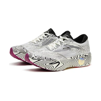 (W) Anta Running Shoes Low 'Black and White'