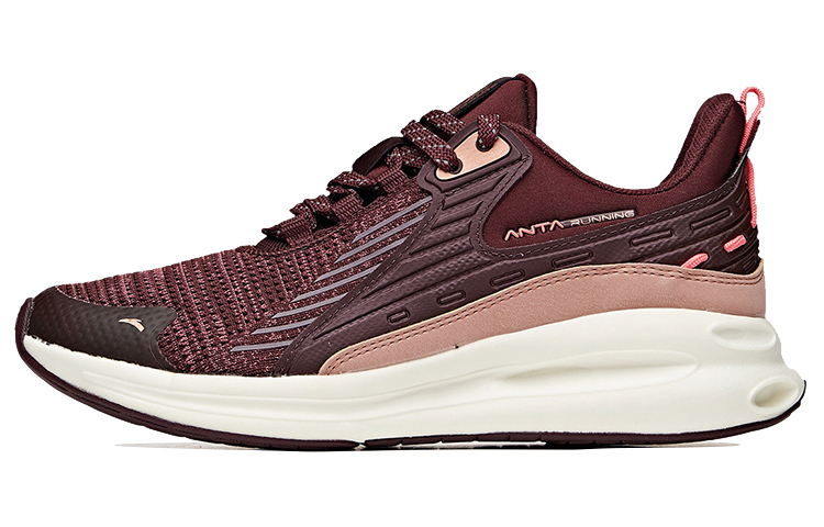 (W) Anta Running Shoes Low 'Burgundy'