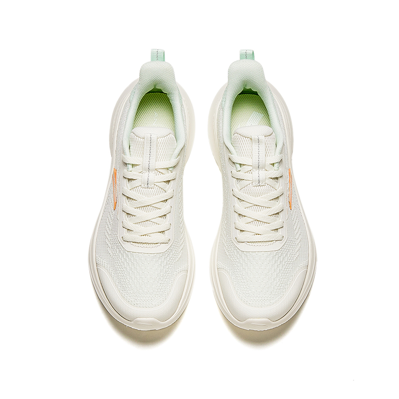 Lookbook Anta安踏 輕跑 舒適百搭 減震耐磨 低筒 跑步鞋 女款 白綠