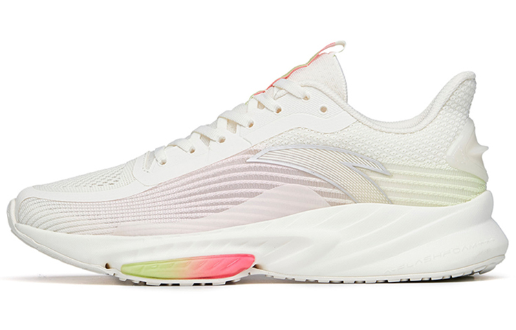 (Women) Anta Running Shoes Low 'White Pink Green Rocket' 122225587-2