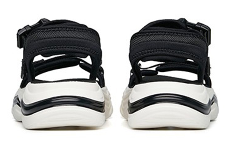 Shop (Women) Anta Sandal 'Black White' 122238504-1