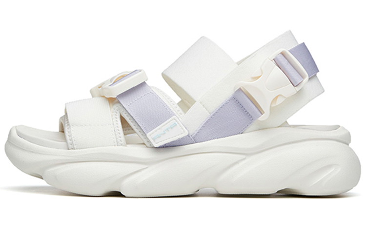 (Women) Anta Sandals 'White Purple' 922226966-2