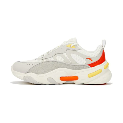 (W) Anta Shock-Absorbing Dad Shoes 'Grey White'