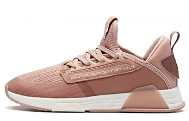 (Women) Anta Shock-Absorbing Low-Top Running Shoes 'Pink' 12848888-3