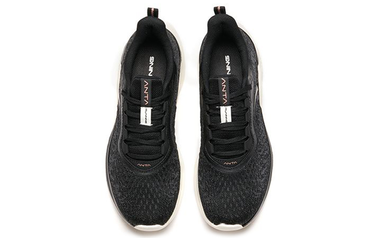 Shop (Women) Anta Shock-Absorbing Low 'Black White' 122015523-1