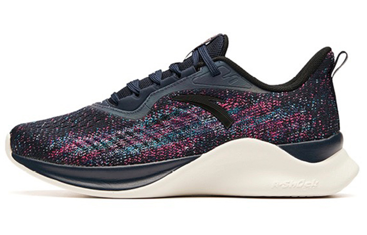 (Women) Anta Shock-Absorbing Running Shoes 'Deep Blue Black' 122015523-6