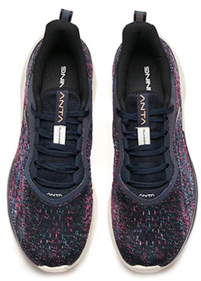 (W) Anta Sepatu Lari Penyerap Kejut 'Biru Tua Hitam' 122015523-6 Shop (W) Anta Sepatu Lari Penyerap Kejut 'Biru Tua Hitam' 122015523-6