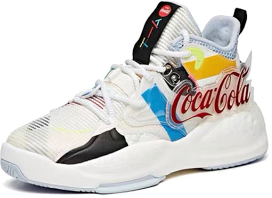 (Women) Anta x Coca Cola Badao 'White Multi-Color' 122038085S-3 Lookbook (Women) Anta x Coca Cola Badao 'White Multi-Color' 122038085S-3