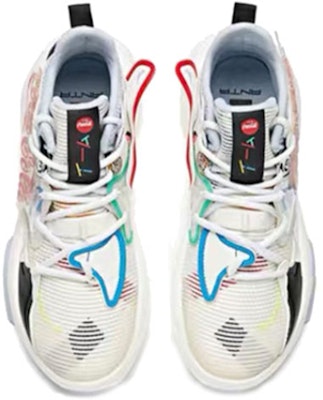 (Women) Anta x Coca Cola Badao 'White Multi-Color' 122038085S-3 Shop (Women) Anta x Coca Cola Badao 'White Multi-Color' 122038085S-3