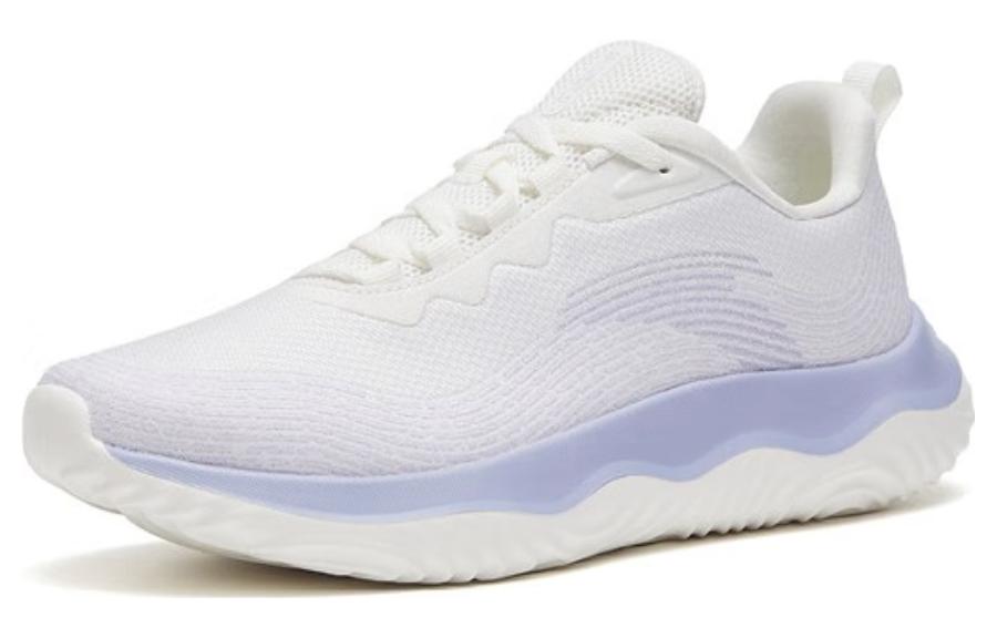 Lookbook 安踏 神行 減震防滑耐磨 低幫 訓練鞋 女款 白紫