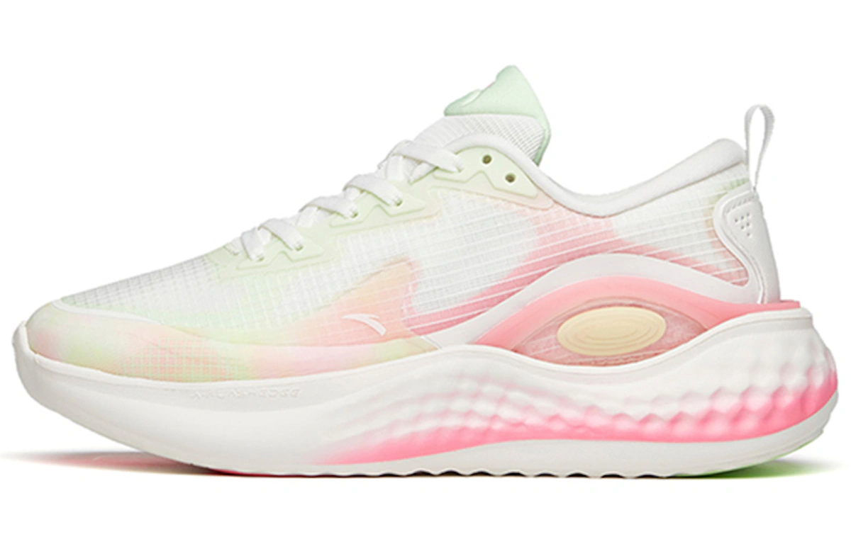 (Women) Anta Running Series Sneakers 'White Green Pink'