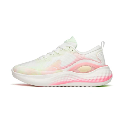 (W) Anta Running Series Sneakers 'White Green Pink'