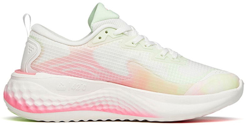 (W) Kasut Lari Anta 'Putih Hijau Merah Jambu' 122145556S-6 Order (W) Kasut Lari Anta 'Putih Hijau Merah Jambu' 122145556S-6