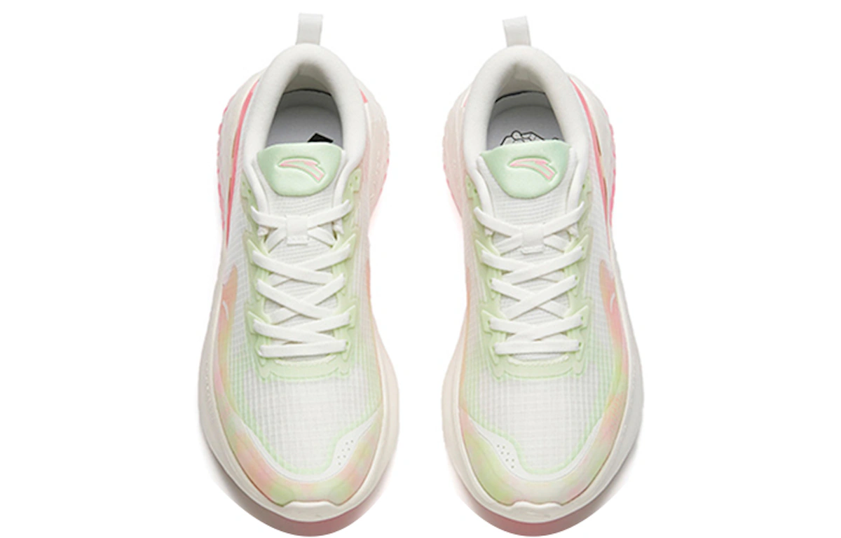 (Women) Anta Running Series Sneakers 'White Green Pink'
