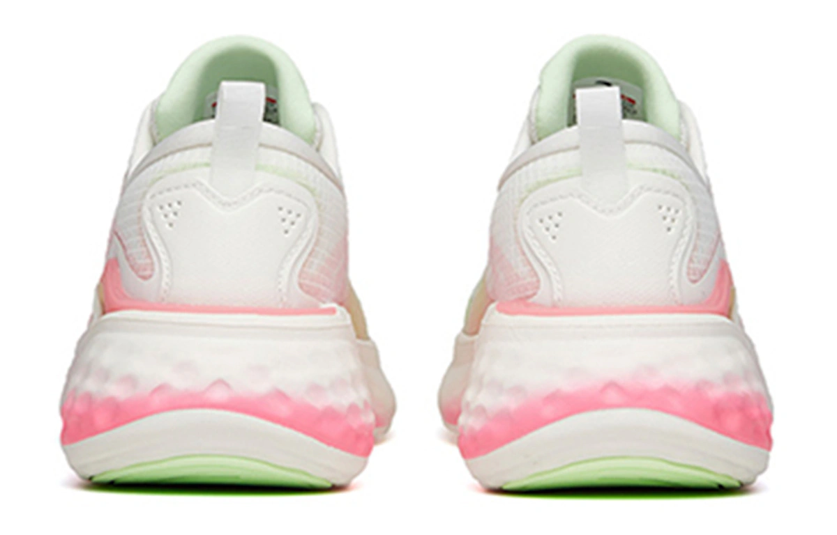 (Women) Anta Running Series Sneakers 'White Green Pink'
