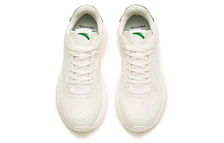 Lookbook (W) アンタ カジュアルシューズ 白/緑
```anta kajuaru shu-zu shiro/midori``` 922248830-5