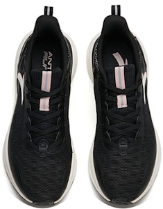 Anta安踏 創系列 緩震 耐磨 低幫 跑步鞋 女款 黑灰 Shop Anta安踏 創系列 緩震 耐磨 低幫 跑步鞋 女款 黑灰