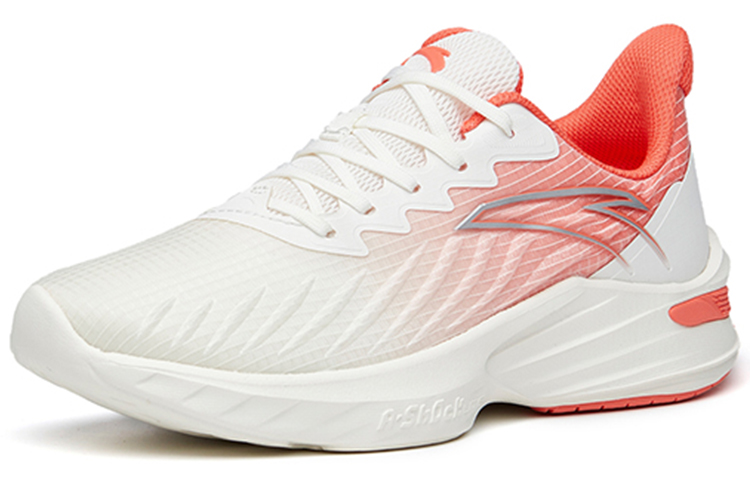 Lookbook Anta安踏 毒刺1 緩震 防滑耐磨 低筒 跑步鞋 女款 白紅