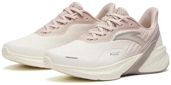 Anta安踏 毒刺4 減震防滑耐磨 低筒 跑步鞋 女款 白粉 Lookbook Anta安踏 毒刺4 減震防滑耐磨 低筒 跑步鞋 女款 白粉