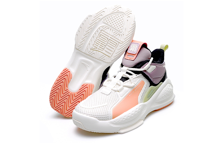 (W) Anta Shock the Game 'White Black Orange' 圖 5
