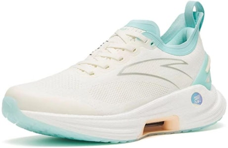 Anta安踏 創跑3代 氮科技 緩震防滑耐磨透氣 低筒 跑步鞋 女款 白藍 Lookbook Anta安踏 創跑3代 氮科技 緩震防滑耐磨透氣 低筒 跑步鞋 女款 白藍