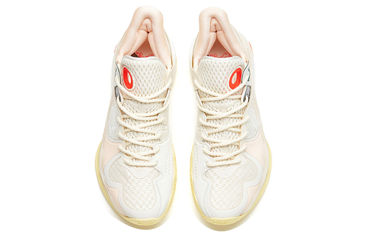 Shop (Women) Anta Shock Wave 4 'Grey Pink White' 122231106-8