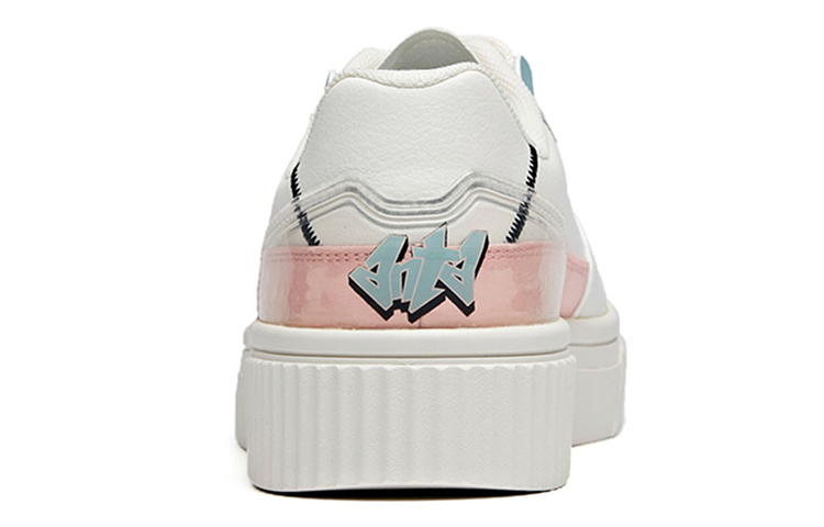 (W) Anta Skate Low 'White Black Pink' 圖 4