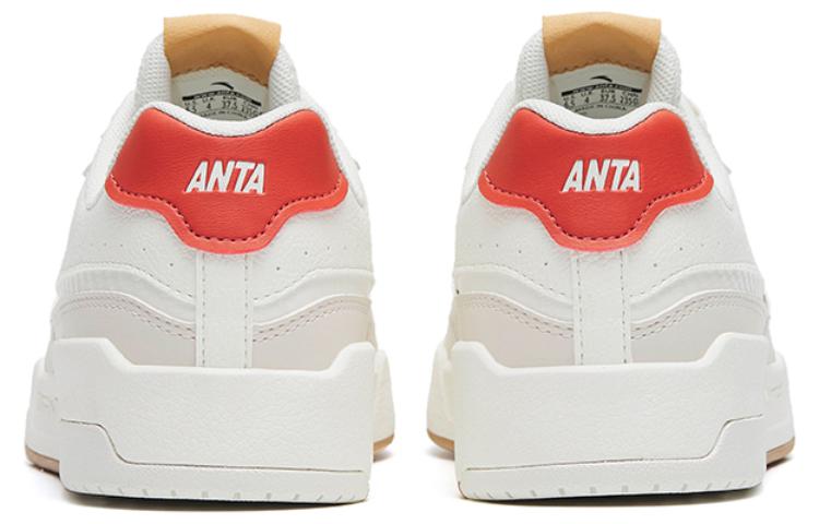(W) Anta Skateboarding Shoes 'White Red Brown' 圖 4
