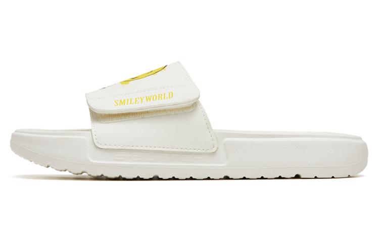 (Women) Anta Slides 'White with Smiley Face' 122338515-1