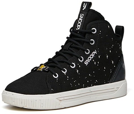(Women) Anta x Snoopy High Top Canvas Shoes 'Black White' 922138601-1 Lookbook (Women) Anta x Snoopy High Top Canvas Shoes 'Black White' 922138601-1