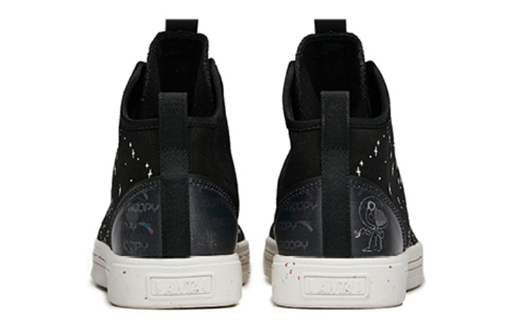 Purchase SNOOPY x Anta安踏 潮流 史努比聯名 高幫 板鞋 女款 黑