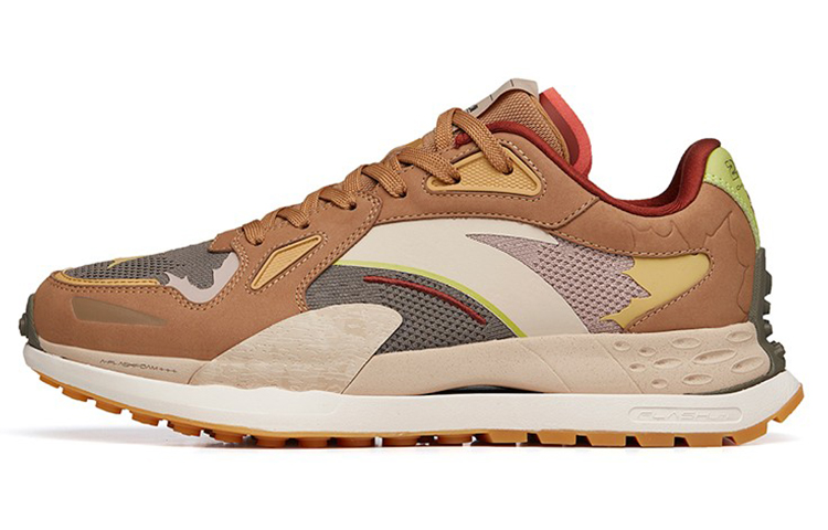 (Women) Anta Star C202 'Brown Olive Yellow' 122235560A-2