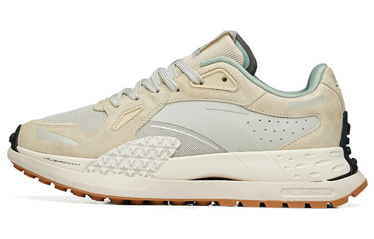 (W) Anta Running Series Sneakers 'Beige Green Grey'